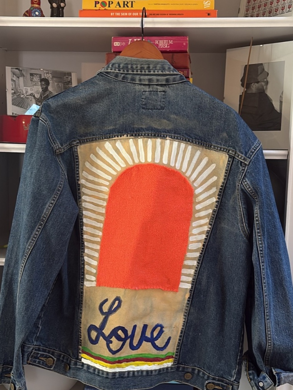 Wrangler XL Cali Handpainted denim $45